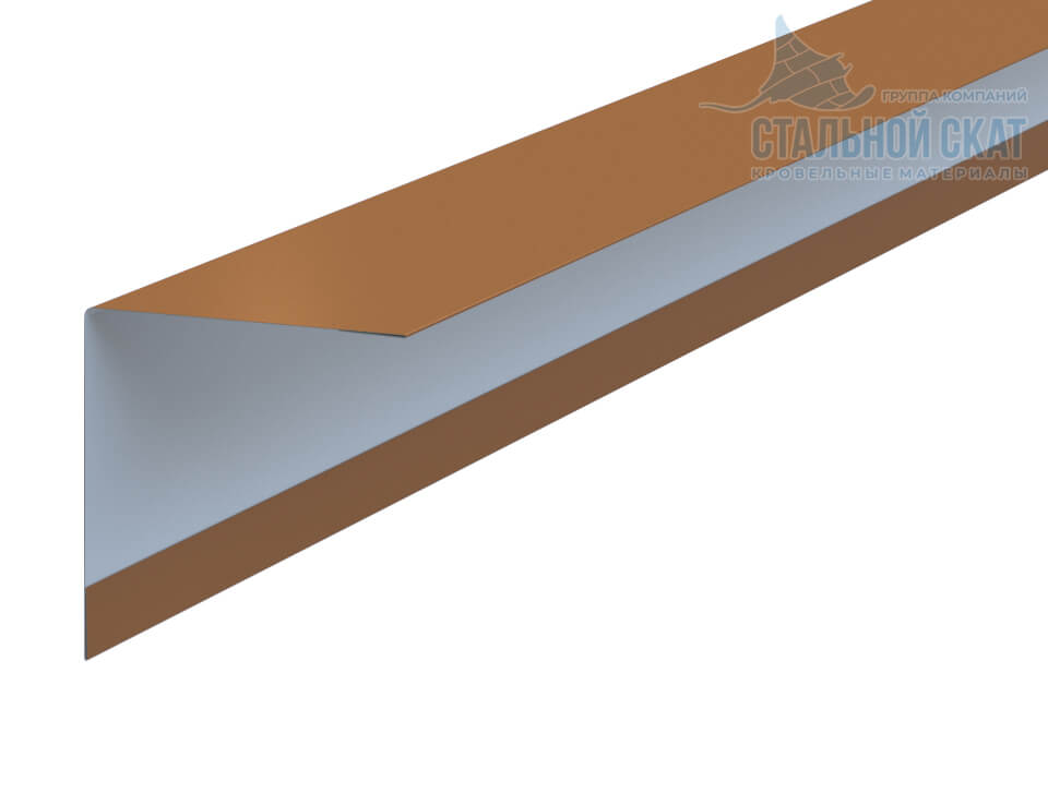 Планка угла наружного 50х50х2000 (PURMAN-20-Argillite-0.5) в Красногорске