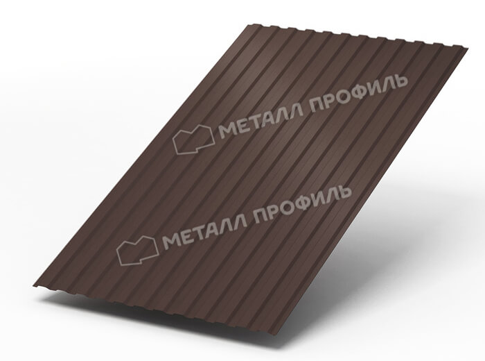 Профнастил МП10 х 1100 - A (ПЭ-01-8017Color-0.4±0.08мм) в Красногорске