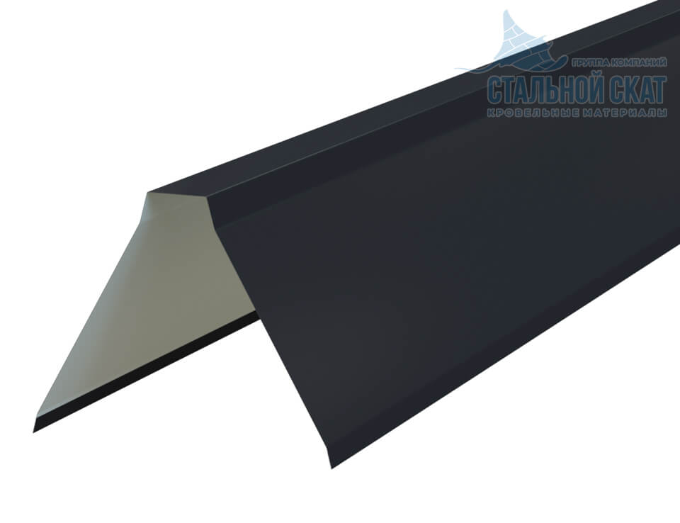 Планка конька плоского 155х155х2000 (PureTech_Mat-20-7021-0.5)